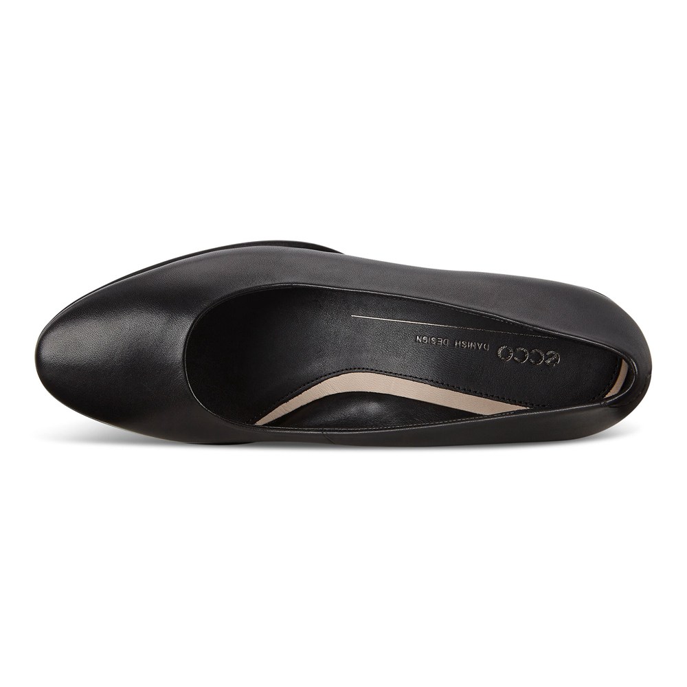 ECCO Womens Loafer Black - Shape 45 Wedge - RWE-051749